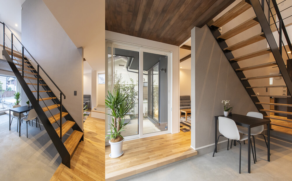 明るく開放的な玄関