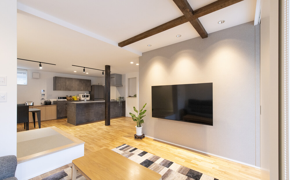 広い空間が実現